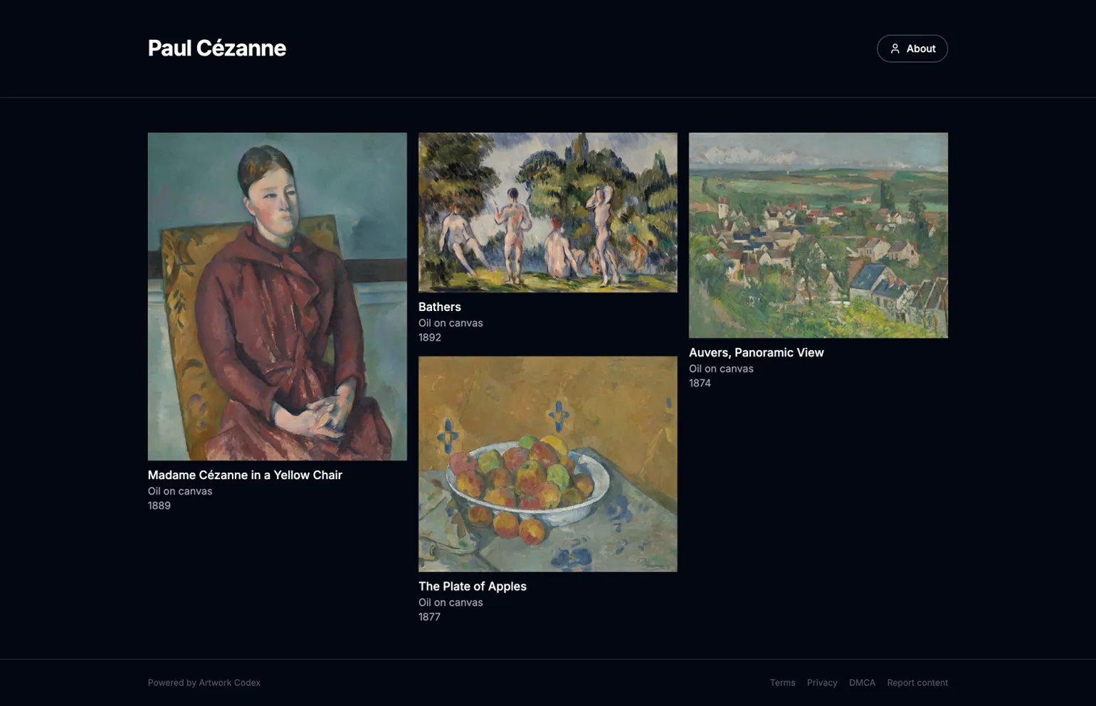 Artwork Codex screenshot 3