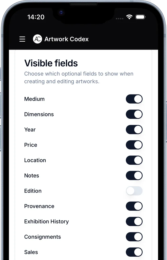 Artwork Codex mobile screenshot 4